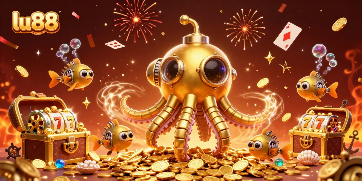 Spin and win at lu88 with a lively 3D underwater casino adventure full of treasures.