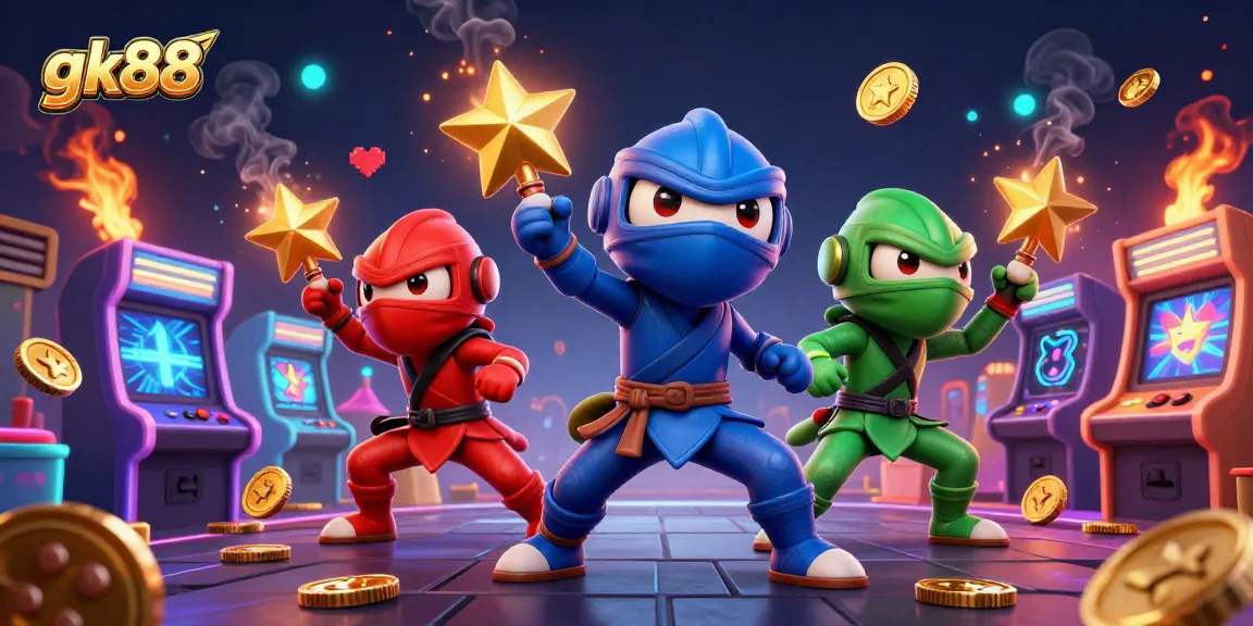 gk88: Nhóm Ninja Tắc Kè giúp chơi game tại sòng bạc với nhiều biểu tượng may mắn