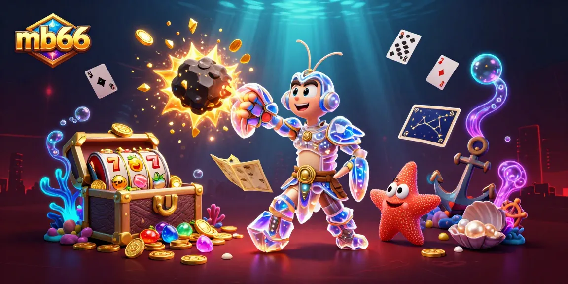 Người chơi mb66 tận hưởng những giây phút hồi hộp với trái ngọc và vàng từ slot game.