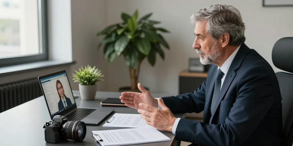 Valken.legal ile gerçek bir avukat ve profesyonel destek sunan modern ofis sahnesi.