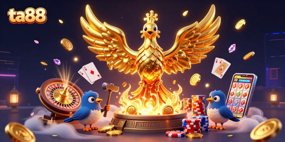 Engage with the thrilling world of ta88 in this vibrant, dynamic casino scene.